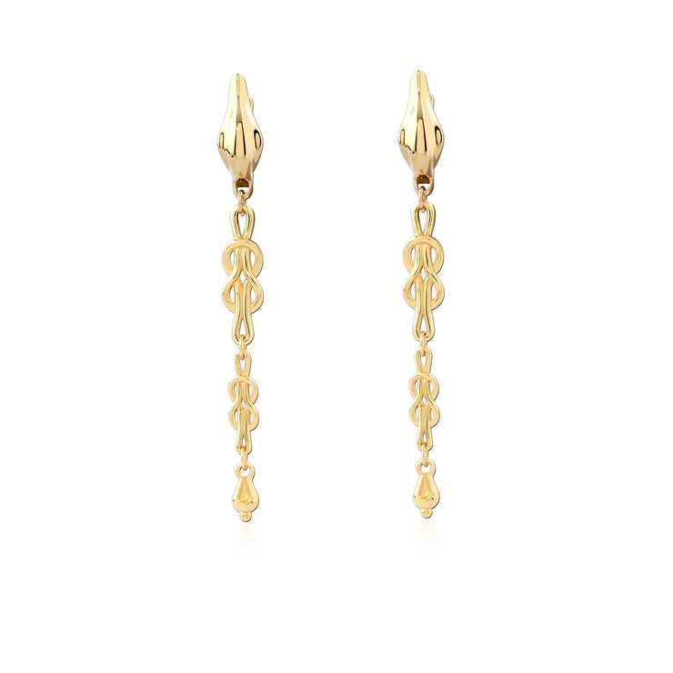 Thalia Gold Dangle Earrings