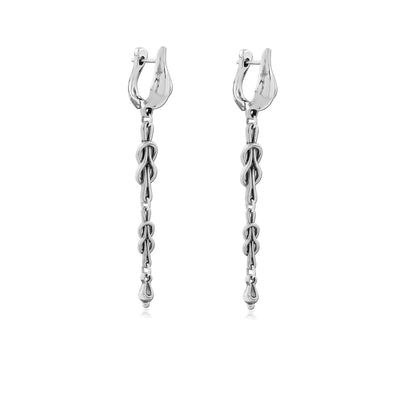 Thalia Silver Dangle Earrings