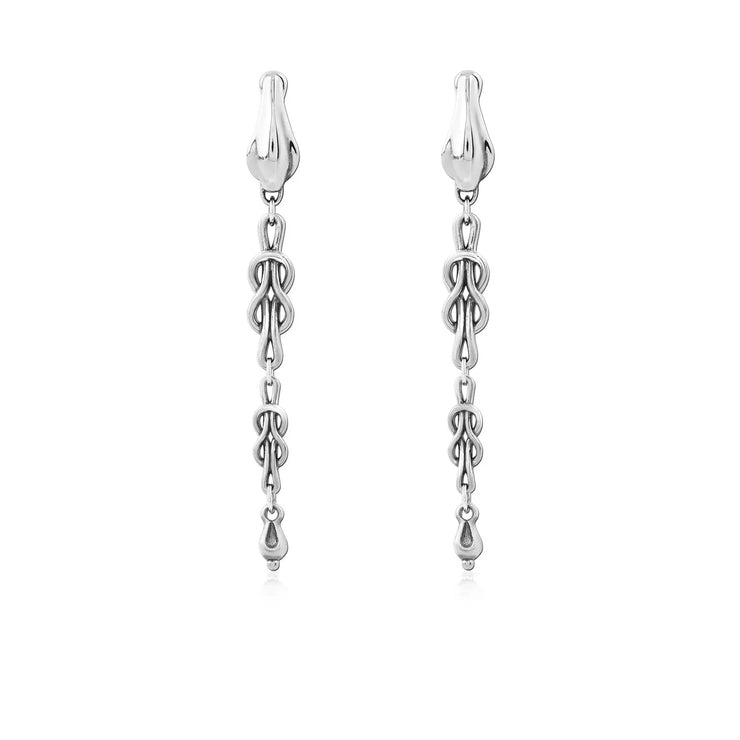 Thalia Silver Dangle Earrings