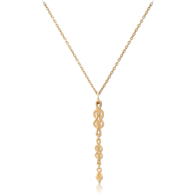 Thalia Charm Necklace Gold