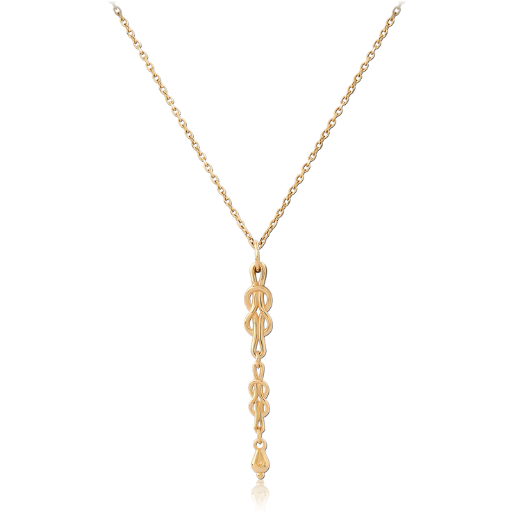 Thalia Charm Necklace Gold