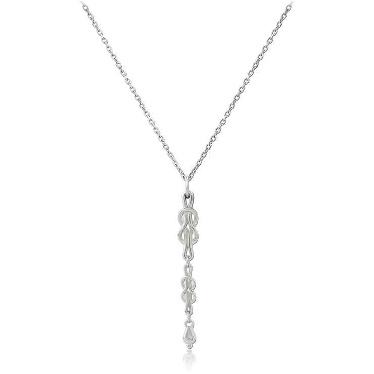 Thalia Charm Necklace Silver