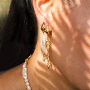 Thalia Gold Dangle Earrings