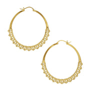 Calla Hoops Gold Large