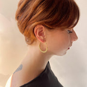 Calla Hoops Gold Small