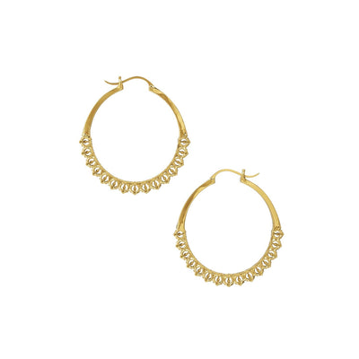 Calla Hoops Gold Small