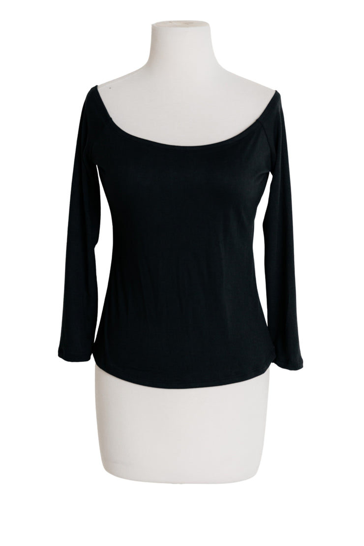 Shoulder Smolder Top "Black"