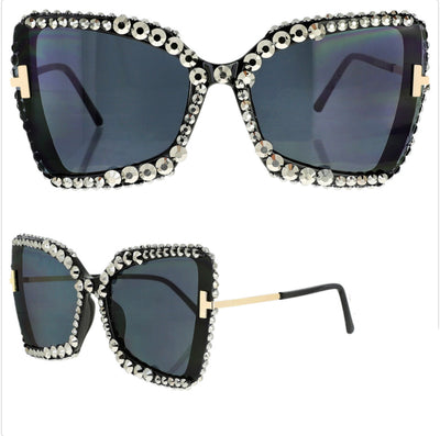 Hematite Paparazzi Sunglasses